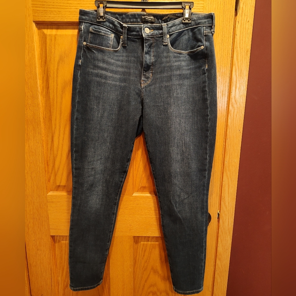 Women's Banana Republic Curvy Skinny Blue Jeans